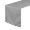 14 x 108 inch Polyester Table Runners Gray
