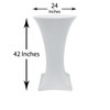 measurements of spandex table cover