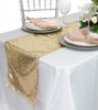 14 x 108 inch Glitz Sequin Table Runners Champagne