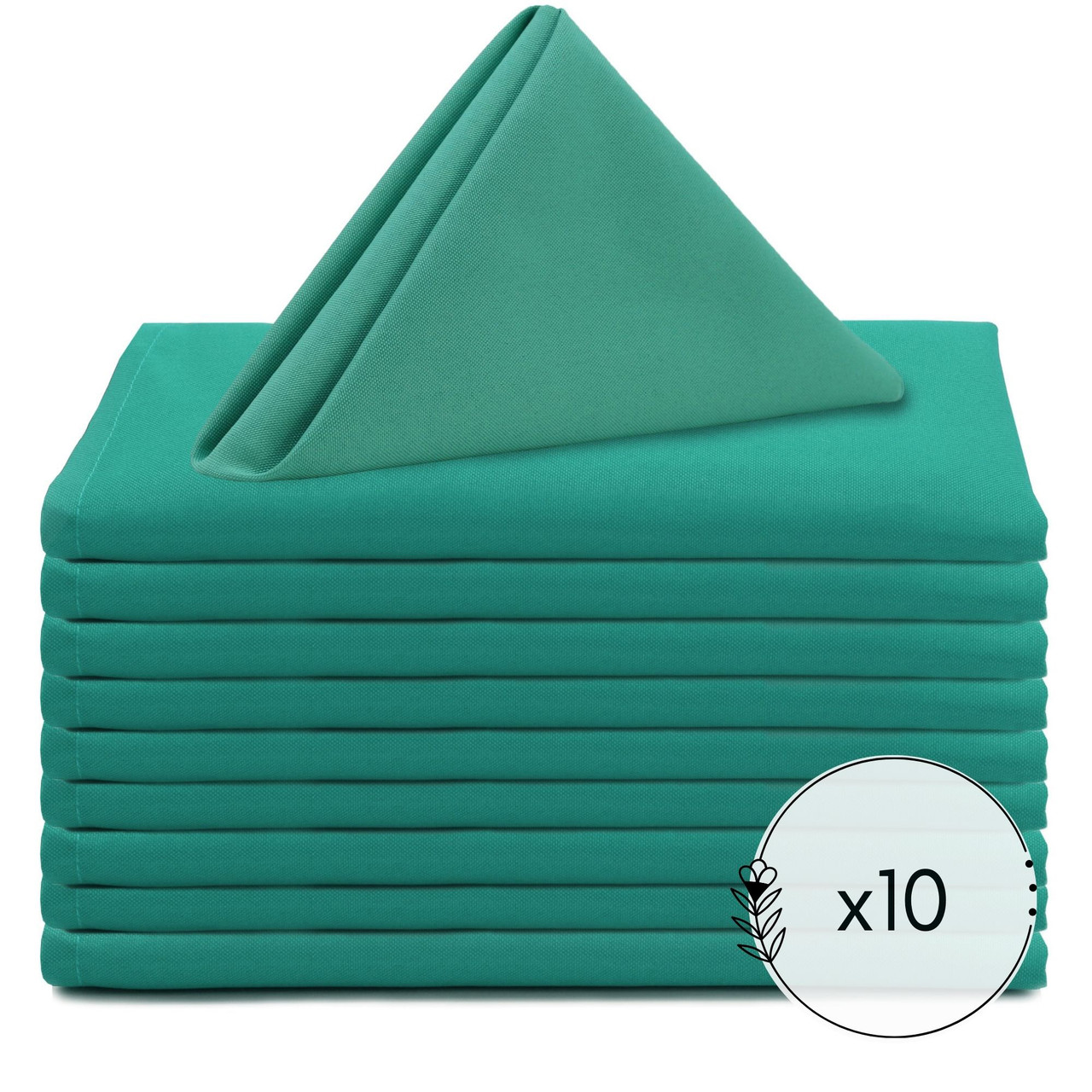 Velvet Teal Napkins- Set of 6 – Belletabledecor