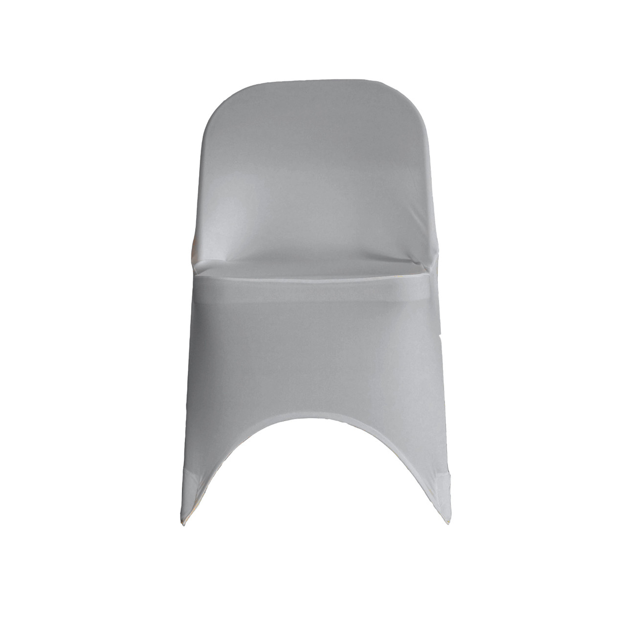 Silver spandex chair outlet covers