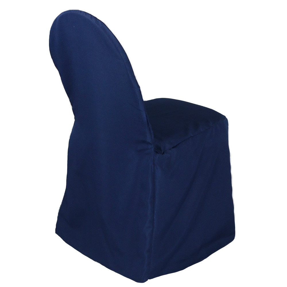 Polyester Chair Cover Navy Blue Your Chair Covers Inc