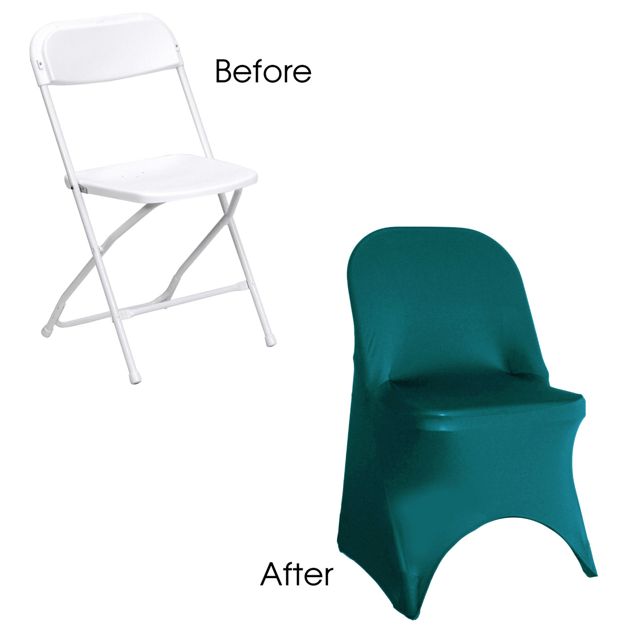 Plastic folding 2025 chair covers