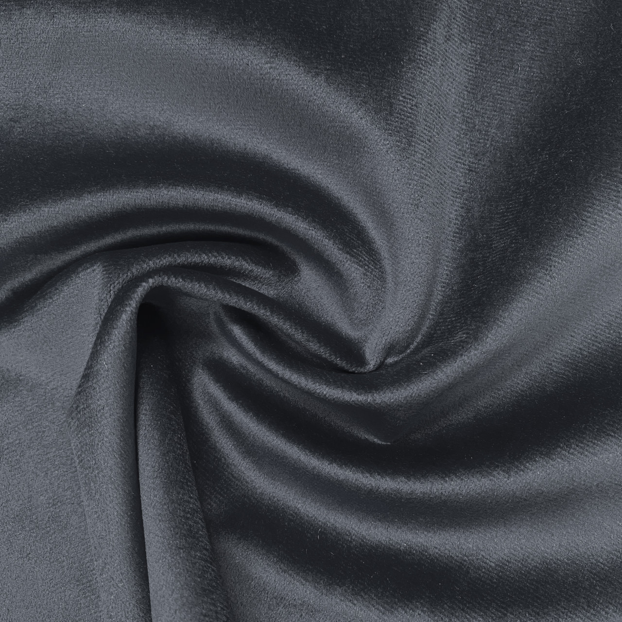 Black Silk Fabric by the Yard - Washable