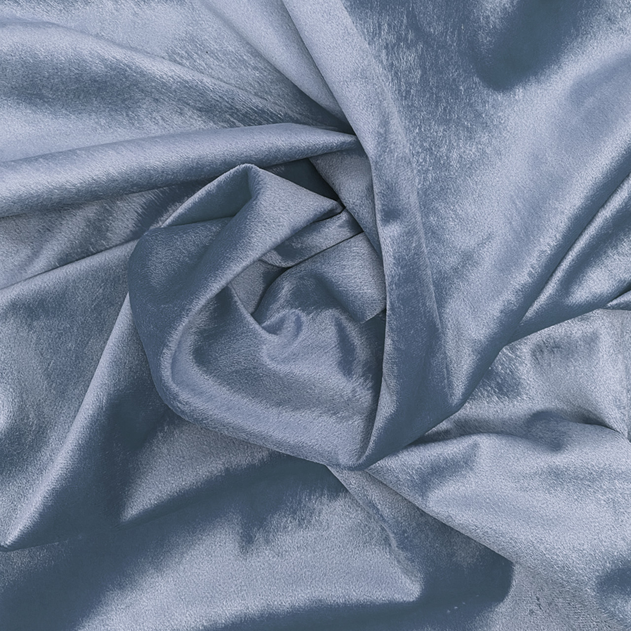 90 x 132 Inch Rectangular Velvet Tablecloth Dusty Blue
