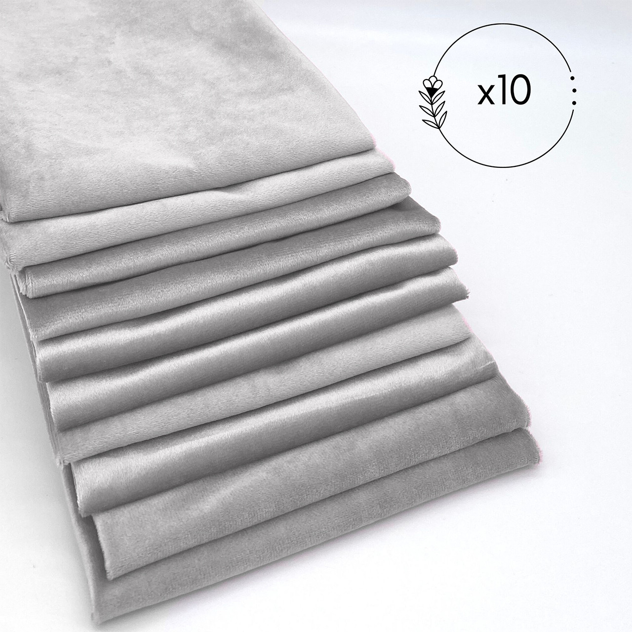 Counter Cloth Napkins, RC BL, warm grey (4pk)-LE