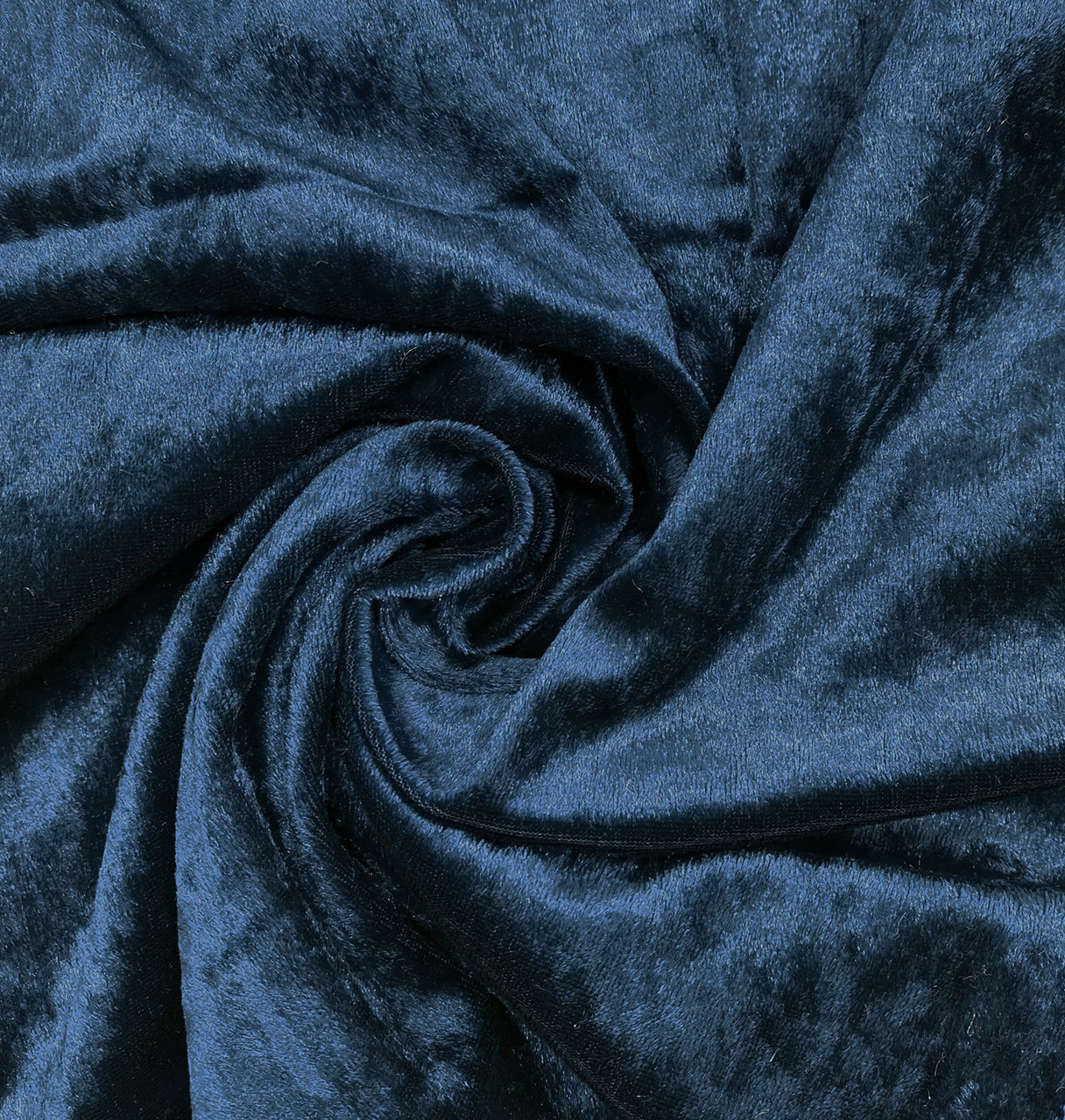 Alpine Crushed Velvet Navy | Medium Weight Velvet Fabric | Home Decor  Fabric | 54 Wide