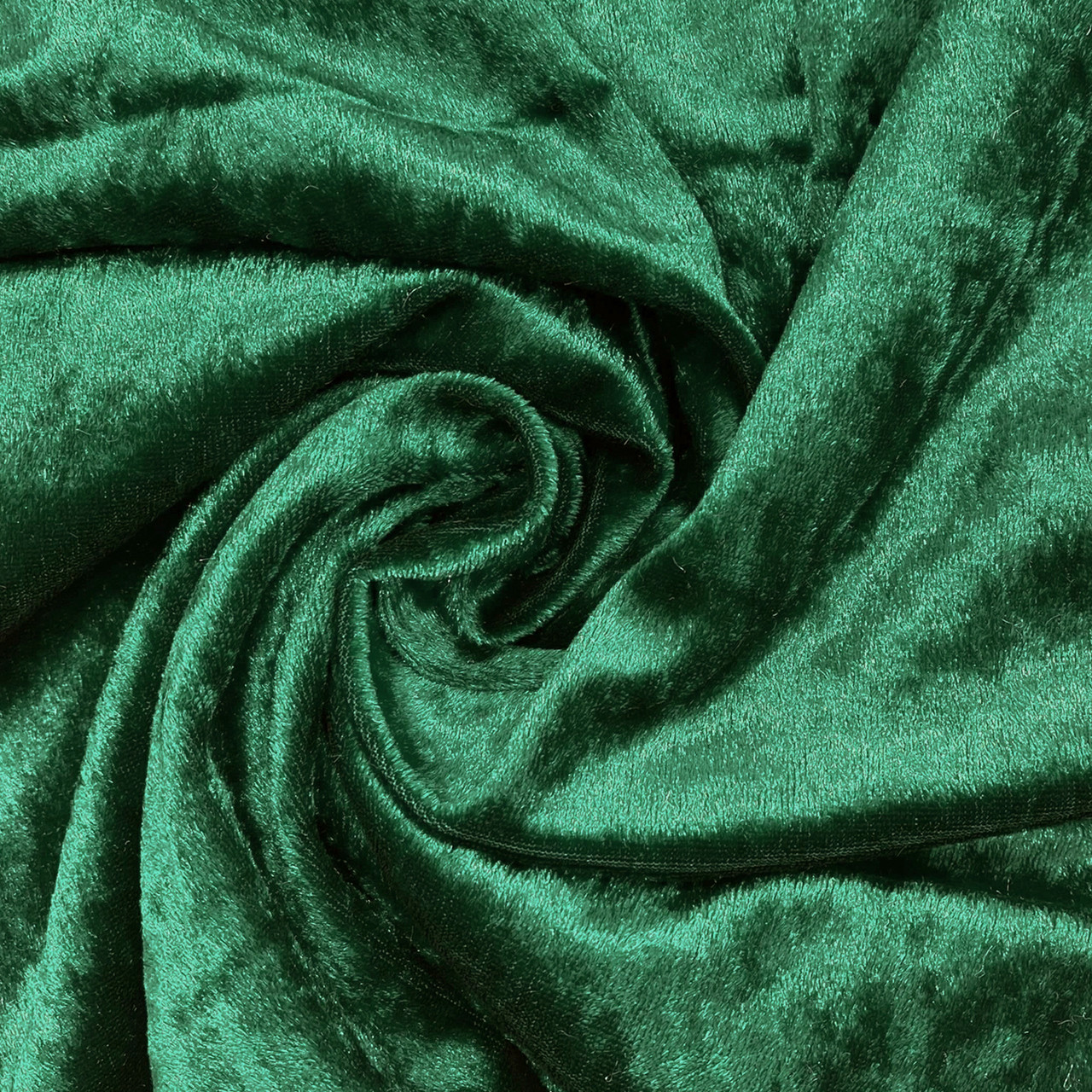20 inch Crushed Velvet Napkin Emerald Green, Size: 20 x 20