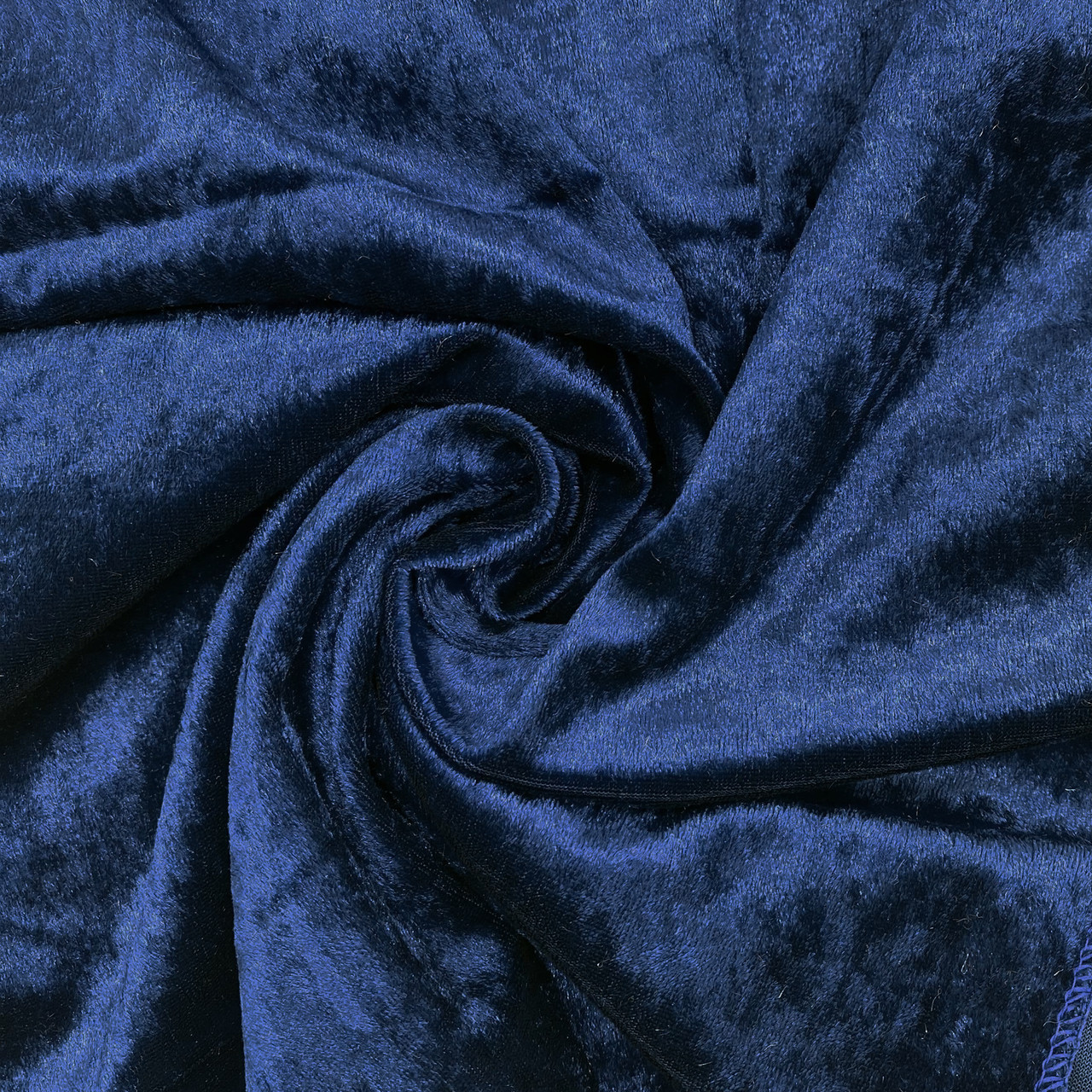 Navy Crushed Velvet Fabric 150cm - Fabric from Chair Cover Depot Ltd UK