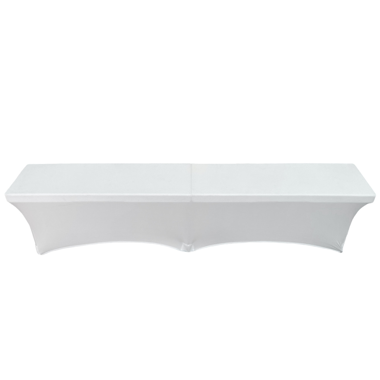 Stretch Spandex 6 ft. Lifetime Folding Bench Cover White Your