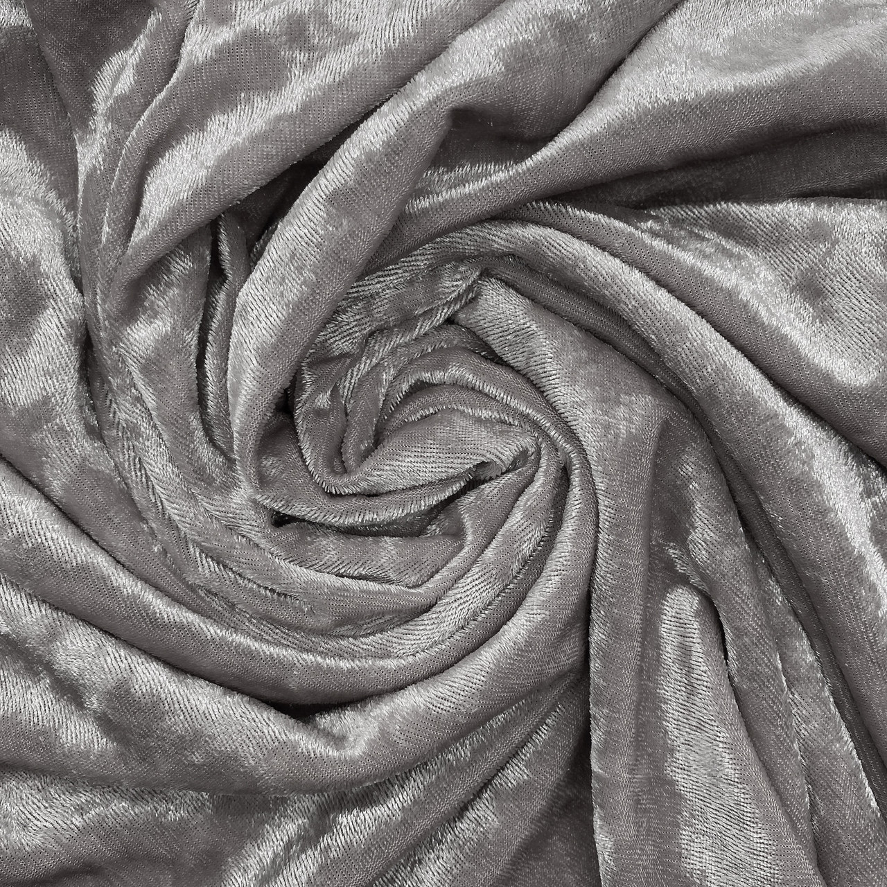 10 Pack 20 inch Crushed Velvet Cloth Napkins Dark Silver