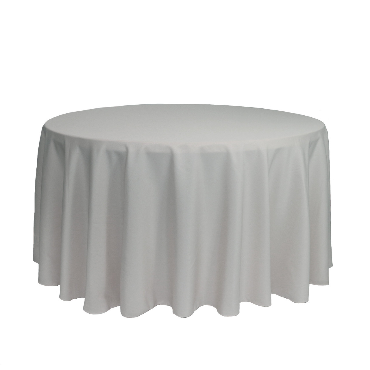 silver grey tablecloth