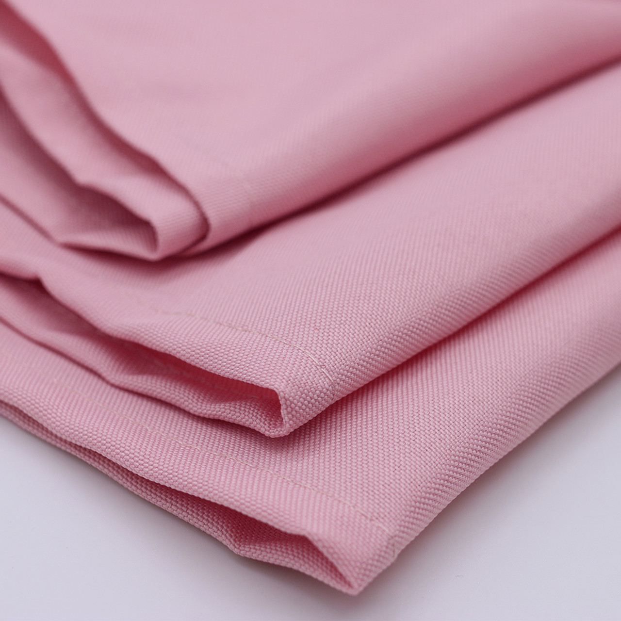 La Linen 10-Pack Polyester Poplin Napkin 18 by 18-Inch, Hot Pink