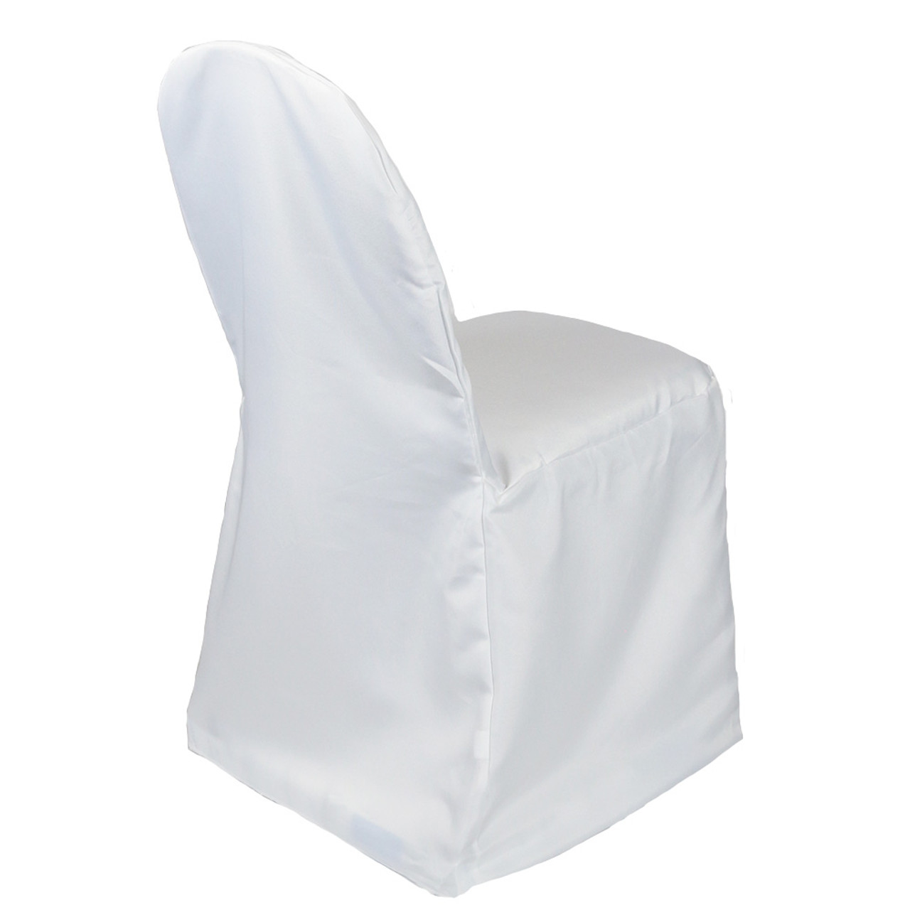 Polyester Banquet Chair Cover White