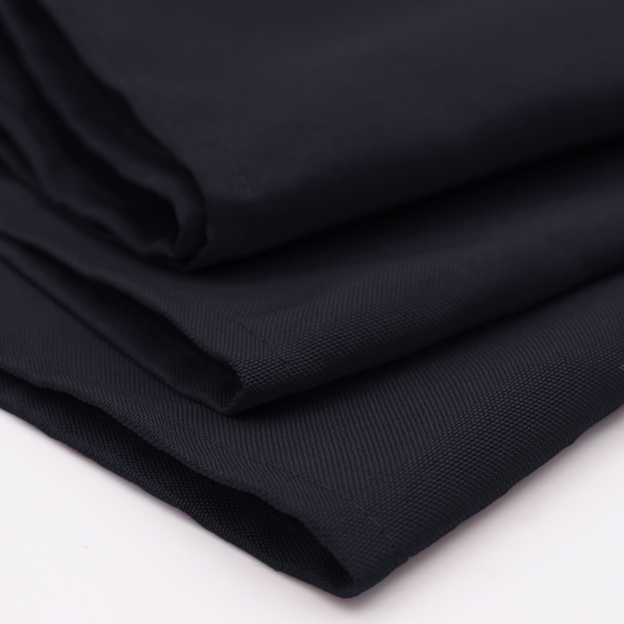 Nouvelle Legende® 20 x 20 in. 100% Polyester Black Napkins – 12-pack – Eurow