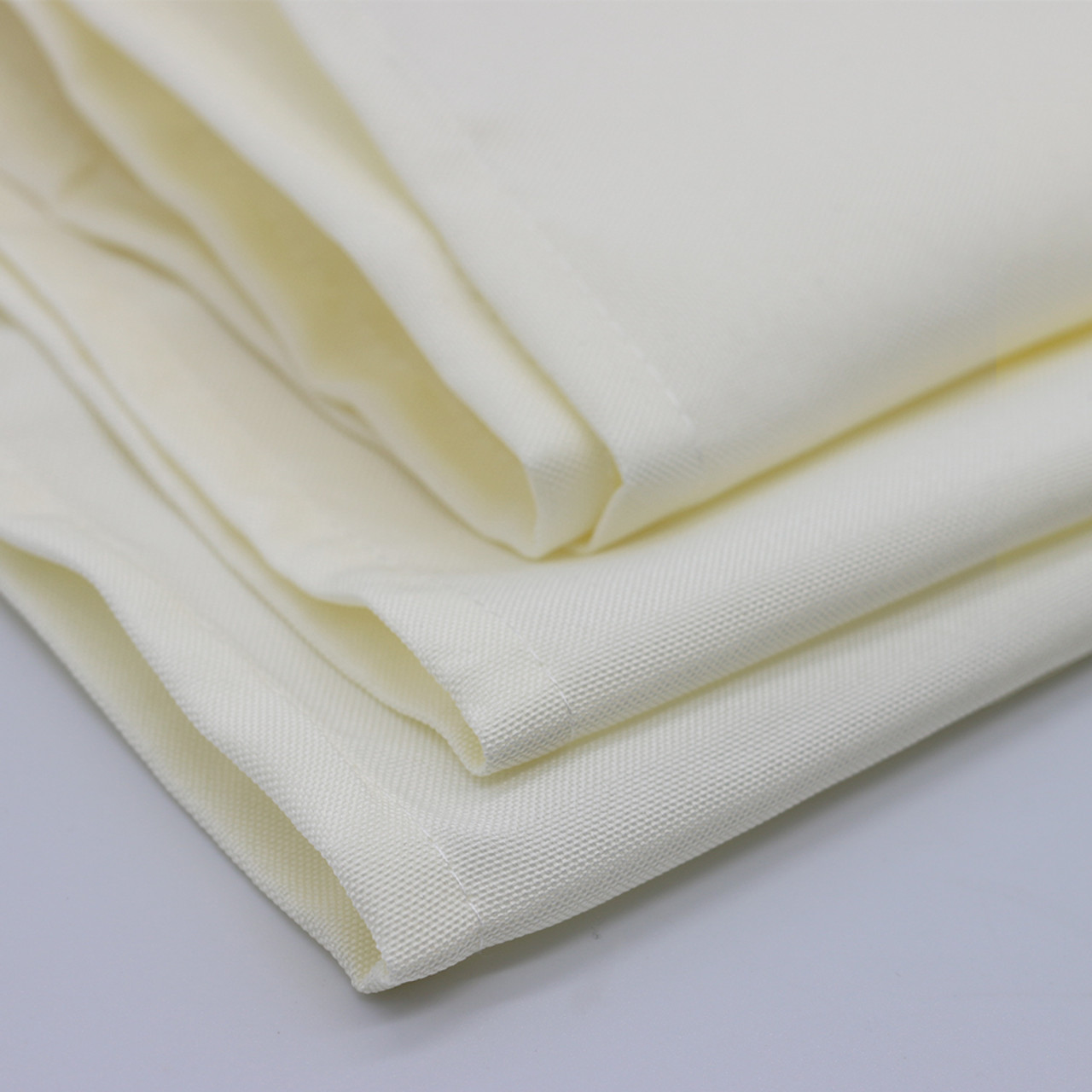 Mr Napery Linen Dinner Napkins - Cream, 20 x 20 Inch Set of 4, Reusable  Cream