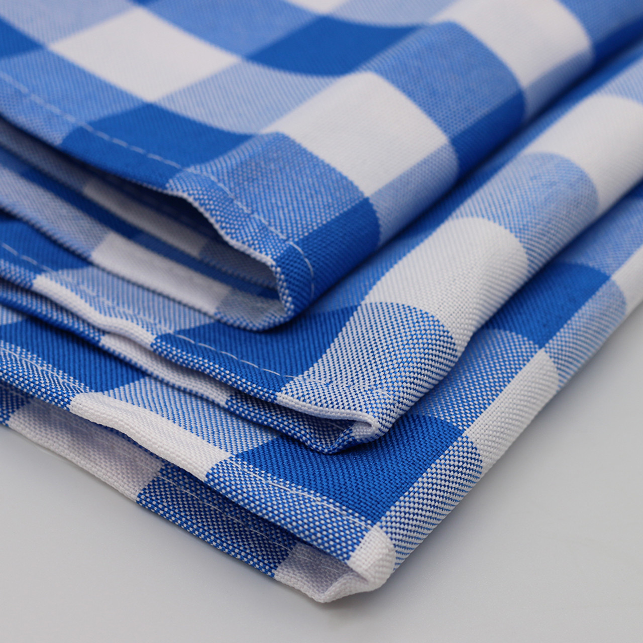 60 x 102 Inch Rectangular Polyester Tablecloth Gingham Checkered