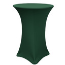 30 inch Highboy Cocktail Round Stretch Spandex Table Cover Hunter Green