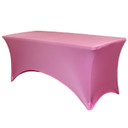 Spandex 4 Ft Rectangular Table Cover Fuchsia