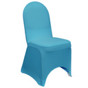 Stretch Spandex Banquet Chair Cover Malibu Blue For Events