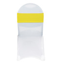 Spandex Chair Bands Yellow