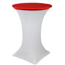 30" Stretch Spandex Table Topper/Cap Red 