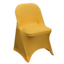 Gold Spandex Folding Chair Covers