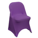Purple Spandex Folding Chair Covers