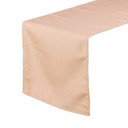 14 x 108 inch Polyester Table Runners Peach