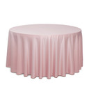 120 Inch Round L'amour Tablecloth Pink