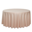 132 Inch Round L'amour Tablecloth Blush