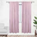 52 X 95 Inch Blackout Polyester Curtains with Rod Pocket Blush - 2 Panels