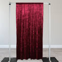 Velvet 8ft x 60" Drape with 4 inch pocket Burgundy