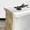 14 x 108 Inch Velvet Table Runner Champagne