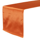 14 x 108 Inch Satin Table Runner Orange