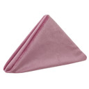 20 Inch Velvet Cloth Napkins Dusty Rose