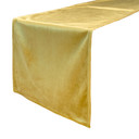14 x 108 Inch Velvet Table Runner Gold