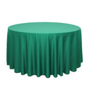 120 Inch Round L'amour Tablecloth Emerald Green