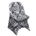 Stretch Spandex Folding Chair Cover Damask