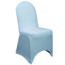 Stretch Spandex Banquet Chair Cover Light Blue