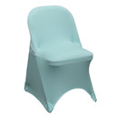 Stretch Spandex Folding Chair Cover Dusty Blue