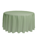 120 Inch Round Polyester Tablecloth Sage