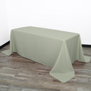 90 x 132 Inch Rectangular Polyester Tablecloth Sage