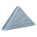 20 Inch Satin Cloth Napkins Dusty Blue
