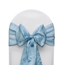 Satin Sashes Dusty Blue