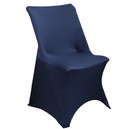 Stretch Spandex Lifetime Folding Chair Cover Navy Blue