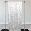 Velvet 12ft x 60" Drape with 4 inch pocket White