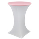 30" Stretch Spandex Table Topper/Cap Pink