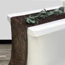 14 x 108 Inch Velvet Table Runner Chocolate Brown