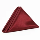 20 inch Satin Cloth Napkins Dark Red